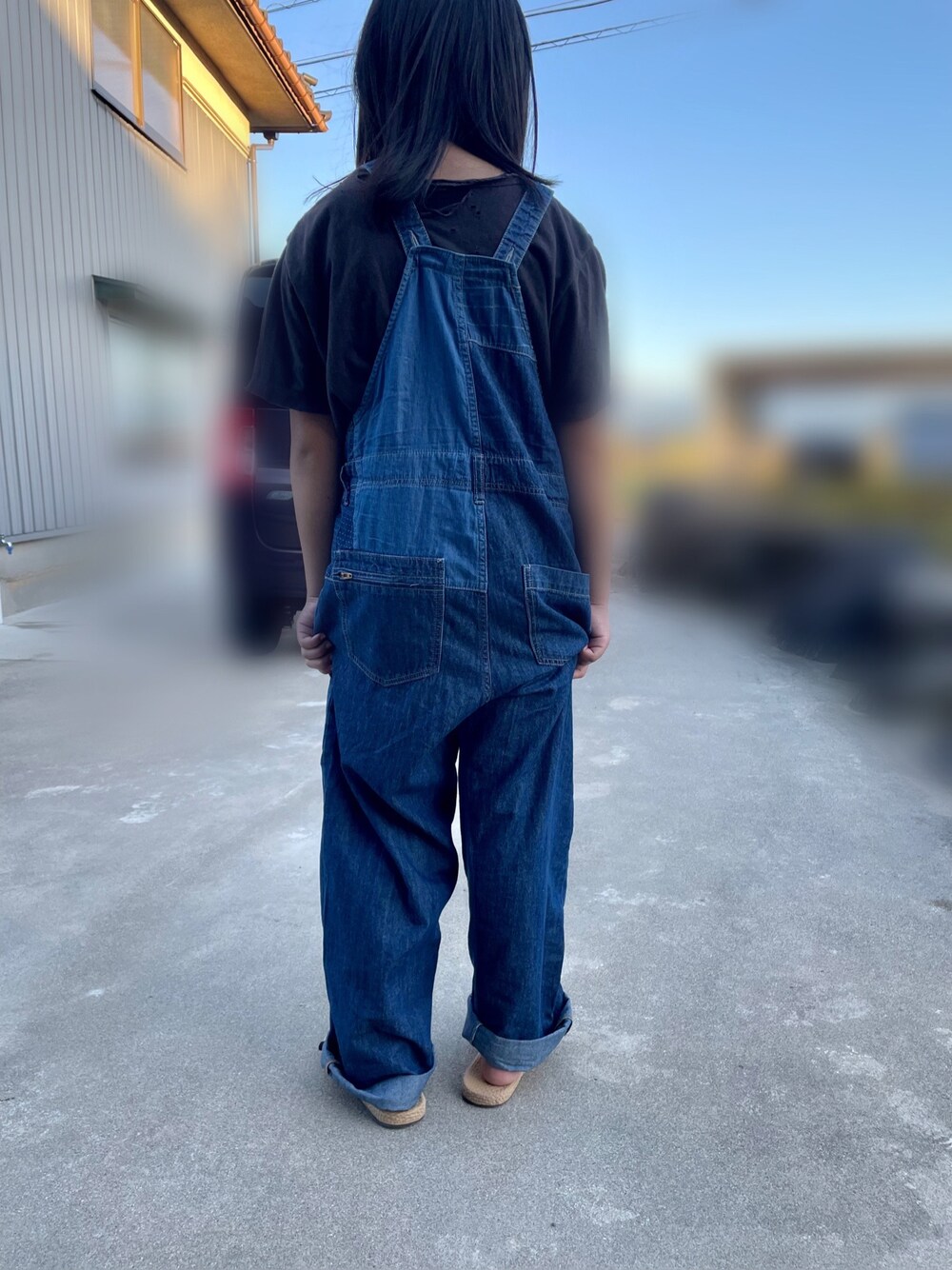 「RNAのアイテム（Tシャツ/カットソー、ブラック系）」を使った、hotaru1111さん（キッズ・140cm）の秋コーディネートの1枚目の写真