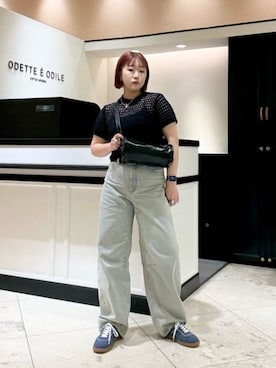 「ODETTE E ODILE（オデットエオディール）のアイテム」を使った、藤井　オデット エ オディール スタッフさん（レディース・155cm）の春コーディネート