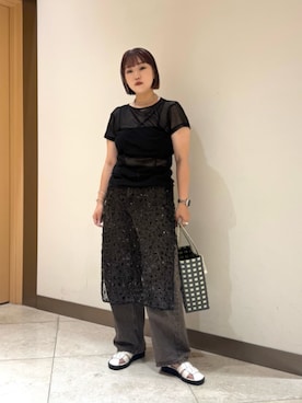 藤井 オデット エ オディール スタッフさん(レディース・155cm)の秋コーディネート