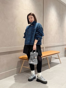 「SY UNITED ARROWS（シーユナイテッドアローズ）のアイテム」を使った、藤井　オデット エ オディール スタッフさん（レディース・155cm）の春コーディネート