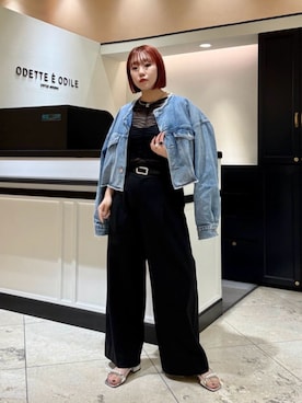 藤井　オデット エ オディール スタッフさん（レディース・155cm）の春コーディネート