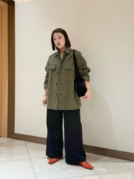 「ALICE MARTHA（アリスマシャ）のアイテム」を使った、藤井　オデット エ オディール スタッフさん（レディース・155cm）の春コーディネート