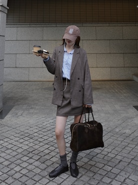 「GRL（グレイル）のアイテム」を使った、sayakaさん（レディース・162cm）の秋コーディネート