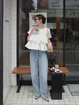 「titivate（ティティベイト）のアイテム」を使った、sayakaさん（レディース・162cm）の夏コーディネート