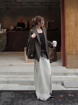 「callautia（カラウティア）のアイテム」を使った、sayakaさん（レディース・162cm）の秋コーディネート