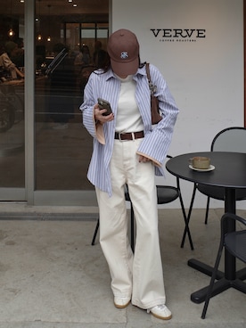 「classicalelf（クラシカルエルフ）のアイテム（パンツ）」を使った、sayakaさん（レディース・162cm）の春コーディネート