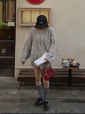 「adidas（アディダス）のサンバ OG / SAMBA OG / アディダスオリジナルス adidas Originals スニーカー（スニーカー）」を使った、sayakaさん（レディース・162cm）の秋コーディネート