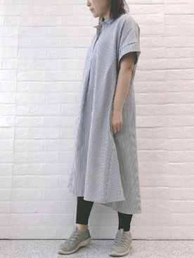 「BELLUNA PLUS（ベルーナ）のアイテム」を使った、SAIさん（レディース・153cm）の夏コーディネート