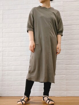 「BELLUNA PLUS（ベルーナ）のアイテム」を使った、SAIさん（レディース・153cm）の夏コーディネート