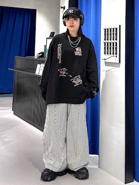 「PAGEBOY（ページボーイ）のアイテム（帽子）」を使った、うなちゃんさん（レディース・152cm）の春コーディネート