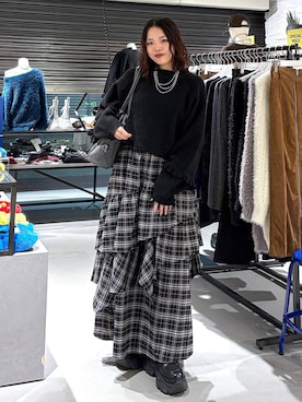 「PBLIM（ページボーイリム）のアイテム」を使った、うなちゃんさん（レディース・152cm）の冬コーディネート