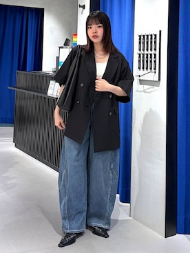 「PAGEBOY（ページボーイ）のアイテム（パンツ）」を使った、うなちゃんさん（レディース・152cm）の春コーディネート