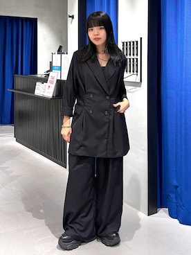 「PAGEBOY（ページボーイ）のアイテム（テーラードジャケット）」を使った、うなちゃんさん（レディース・152cm）の秋コーディネート