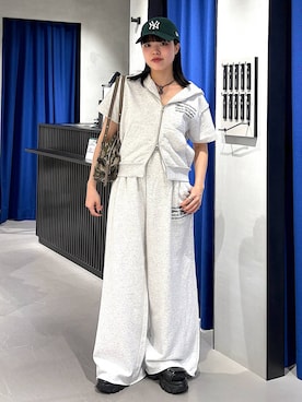 「PAGEBOY（ページボーイ）の≪S/M/Lの3サイズ展開≫ モードバックルスポサン（サンダル、ブラック系）」を使った、うなちゃんさん（レディース・152cm）の春コーディネート