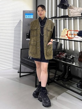 「アイテム（その他アウター）」を使った、うなちゃんさん（レディース・152cm・20代）の夏コーディネート