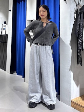 「アイテム（スウェットパンツ）」を使った、うなちゃんさん（レディース・152cm・20代）の夏コーディネート