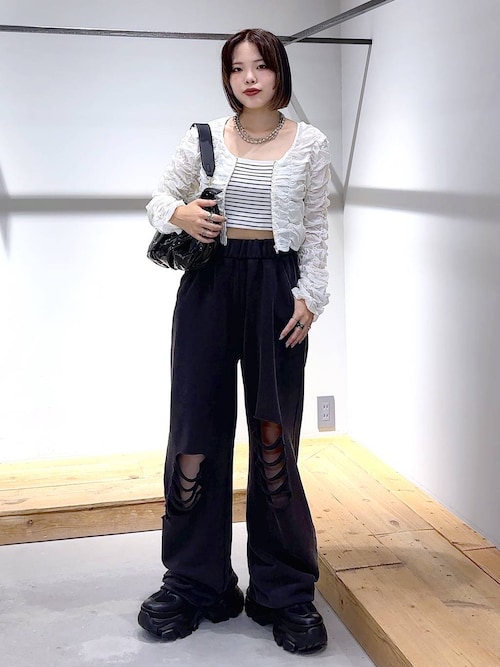 pageboy シャーリングzipブラウス ページボーイ PAGEBOY（ページボーイ）の「シャーリングZIPブラウス（シャツ