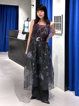 「PAGEBOY（ページボーイ）のアイテム（ワンピース）」を使った、うなちゃんさん（レディース・152cm）の夏コーディネート