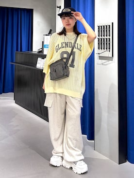 「PBLIM（ページボーイリム）のアイテム」を使った、うなちゃんさん（レディース・152cm）の春コーディネート