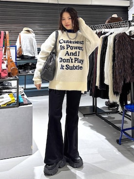 「ボストンバッグ」｜うなちゃんさん（レディース・152cm）の秋コーディネート