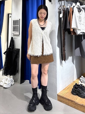 「キャミソール」｜うなちゃんさん（レディース・152cm）の夏コーディネート