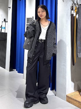 「PAGEBOY（ページボーイ）の【ステンレス素材】ロングボールチェーンネックレス（ネックレス）」を使った、うなちゃんさん（レディース・152cm）の秋コーディネート