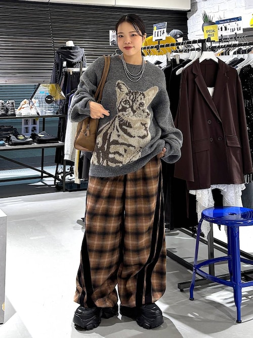 セール】《UNISEX》チェックラインパンツ（スラックス）｜PBLIM