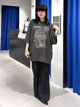「PBLIM（ページボーイリム）のアイテム」を使った、うなちゃんさん（レディース・152cm）の夏コーディネート