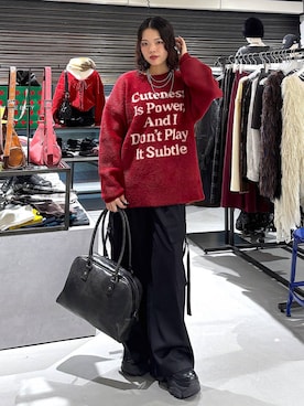 「PBLIM（ページボーイリム）のアイテム」を使った、うなちゃんさん（レディース・152cm）の冬コーディネート