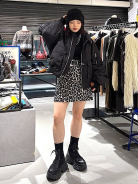 「PBLIM（ページボーイリム）のアイテム（ブルゾン）」を使った、うなちゃんさん（レディース・152cm）の秋コーディネート