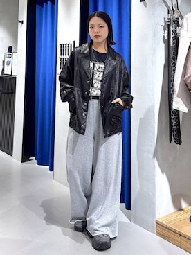 「アイテム（ブルゾン）」を使った、うなちゃんさん（レディース・152cm・20代）の夏コーディネート