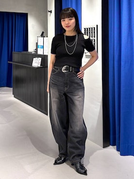 「PBLIM（ページボーイリム）のアイテム」を使った、うなちゃんさん（レディース・152cm）の夏コーディネート