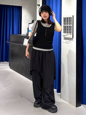 「PAGEBOY（ページボーイ）のアイテム（スラックス）」を使った、うなちゃんさん（レディース・152cm）の春コーディネート