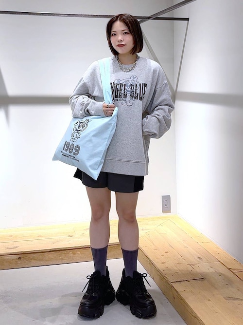 PAGEBOY×ANGEL BLUE>バッジツキトート（トートバッグ）｜PAGEBOY