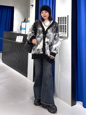 「PBLIM（ページボーイリム）のアイテム」を使った、うなちゃんさん（レディース・152cm）の冬コーディネート