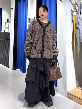 「PAGEBOY（ページボーイ）の【ステンレス素材】ロングボールチェーンネックレス（ネックレス）」を使った、うなちゃんさん（レディース・152cm）の秋コーディネート