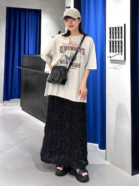 「PAGEBOY（ページボーイ）のアイテム（トップス）」を使った、うなちゃんさん（レディース・152cm）の春コーディネート