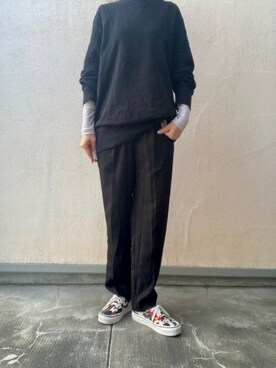 大村亜希さん（レディース・159cm）の秋コーディネート