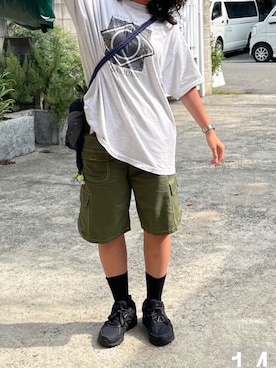 「アイテム（帽子）」を使った、satsukiさん（レディース・159cm・20代）の夏コーディネート