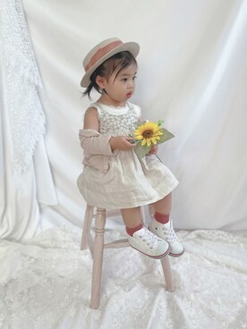 刺繍ワンピース のキッズ人気ファッションコーディネート Wear