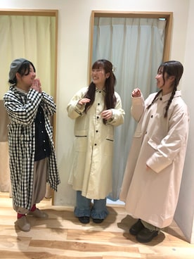 「Samansa Mos2（サマンサ モスモス）のアイテム（その他アウター）」を使った、しば。さん（骨格ウェーブ・レディース・152cm）の冬コーディネート