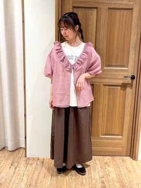 「アイテム（ドレスシューズ）」を使った、しば。さん（レディース・152cm）の夏コーディネート