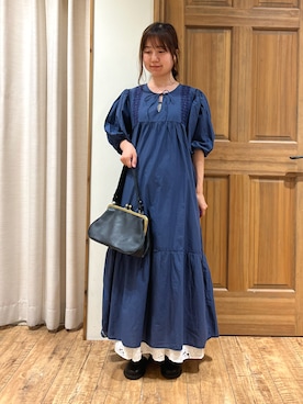 「152cm」｜「アイテム（ワンピース/ドレス）」を使った、しば。さん（レディース・152cm）の夏コーディネート
