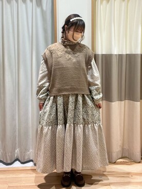 Samansa Mos2のワンピース/ドレスを使った「ニットベスト」の人気 