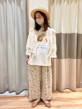 「動物モチーフ」｜しば。さん（レディース・152cm）の春コーディネート