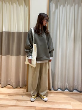 「ダンボール素材」｜しば。さん（レディース・152cm）の秋コーディネート