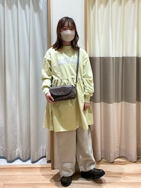 「ポシェット」｜しば。さん（レディース・152cm）の冬コーディネート