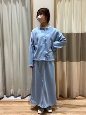 「春服デビュー宣言」｜「アイテム（スカート）」を使った、しば。さん（レディース・152cm）の春コーディネート