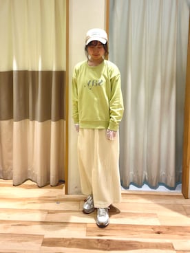 「Samansa Mos2 blue（サマンサモスモスブルー）のアイテム（帽子）」を使った、しば。さん（骨格ウェーブ・レディース・152cm）の冬コーディネート