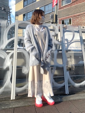 「ネオンカラー」｜「アイテム（ワンピース/ドレス）」を使った、rimiさん（レディース・150cm）の秋コーディネート